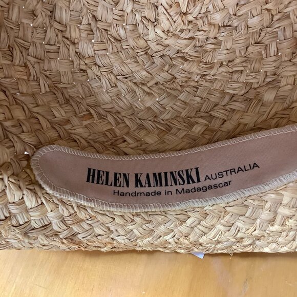 Helen Kaminski Australia Woven Straw Raffia Hat with Raffia Bow main image 4